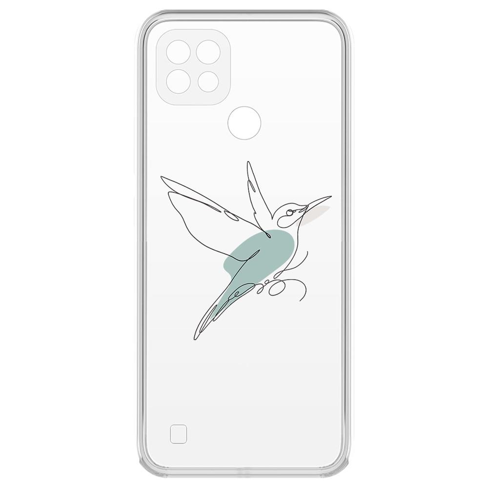фото Чехол-накладка krutoff clear case легкость для realme c21