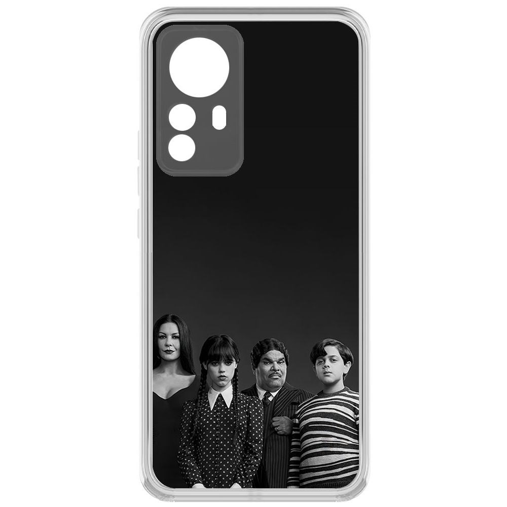 

Чехол-накладка Krutoff Clear Case Уэнсдей Аддамс - Семейка Аддамс для Xiaomi 12 Pro, Прозрачный