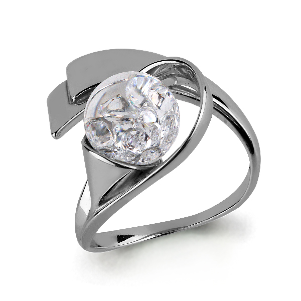 

Кольцо из серебра с фианитом р. , Aquamarine 64472_925_р, 64472_925_р