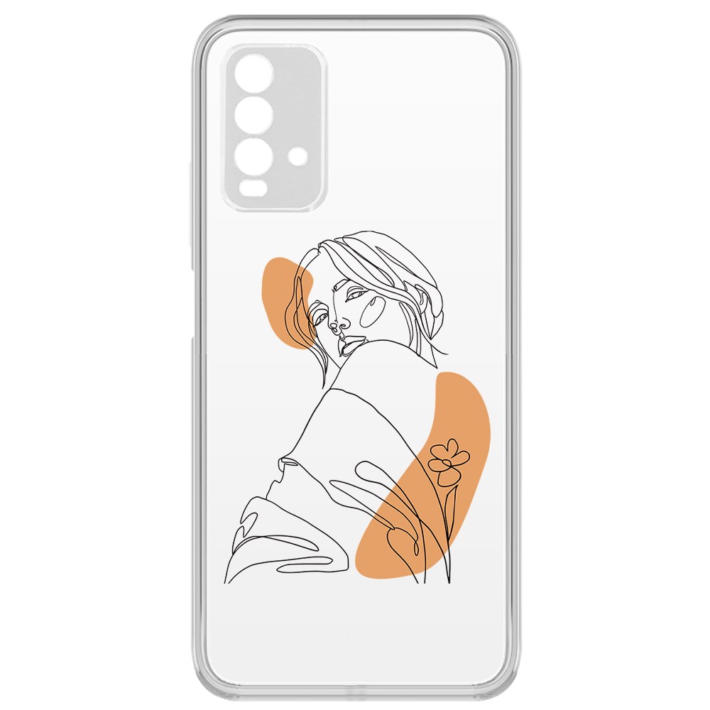 

Чехол-накладка Krutoff Clear Case Загадка для Xiaomi Redmi 9T, Прозрачный
