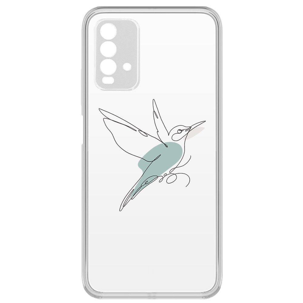 фото Чехол-накладка krutoff clear case легкость для xiaomi redmi 9t