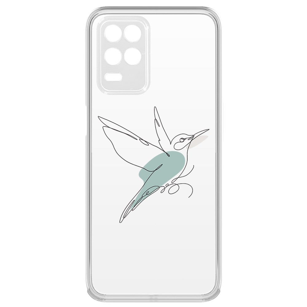 

Чехол-накладка Krutoff Clear Case Легкость для Realme 8 5G