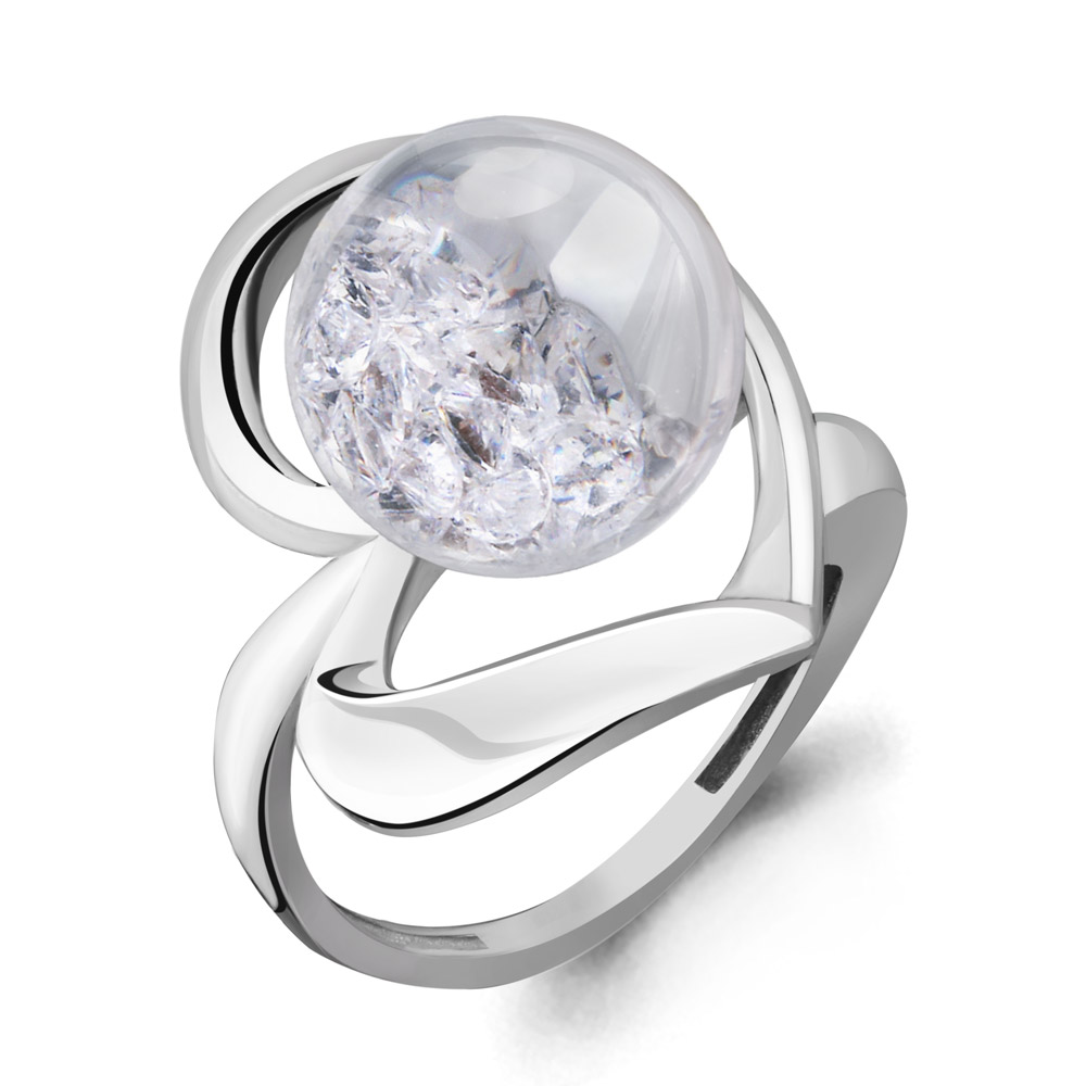 

Кольцо из серебра с фианитом р. , Aquamarine 64478_925_р, 64478_925_р