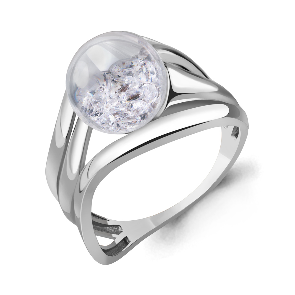 

Кольцо из серебра с фианитом р. , Aquamarine 64482_925_р, 64482_925_р
