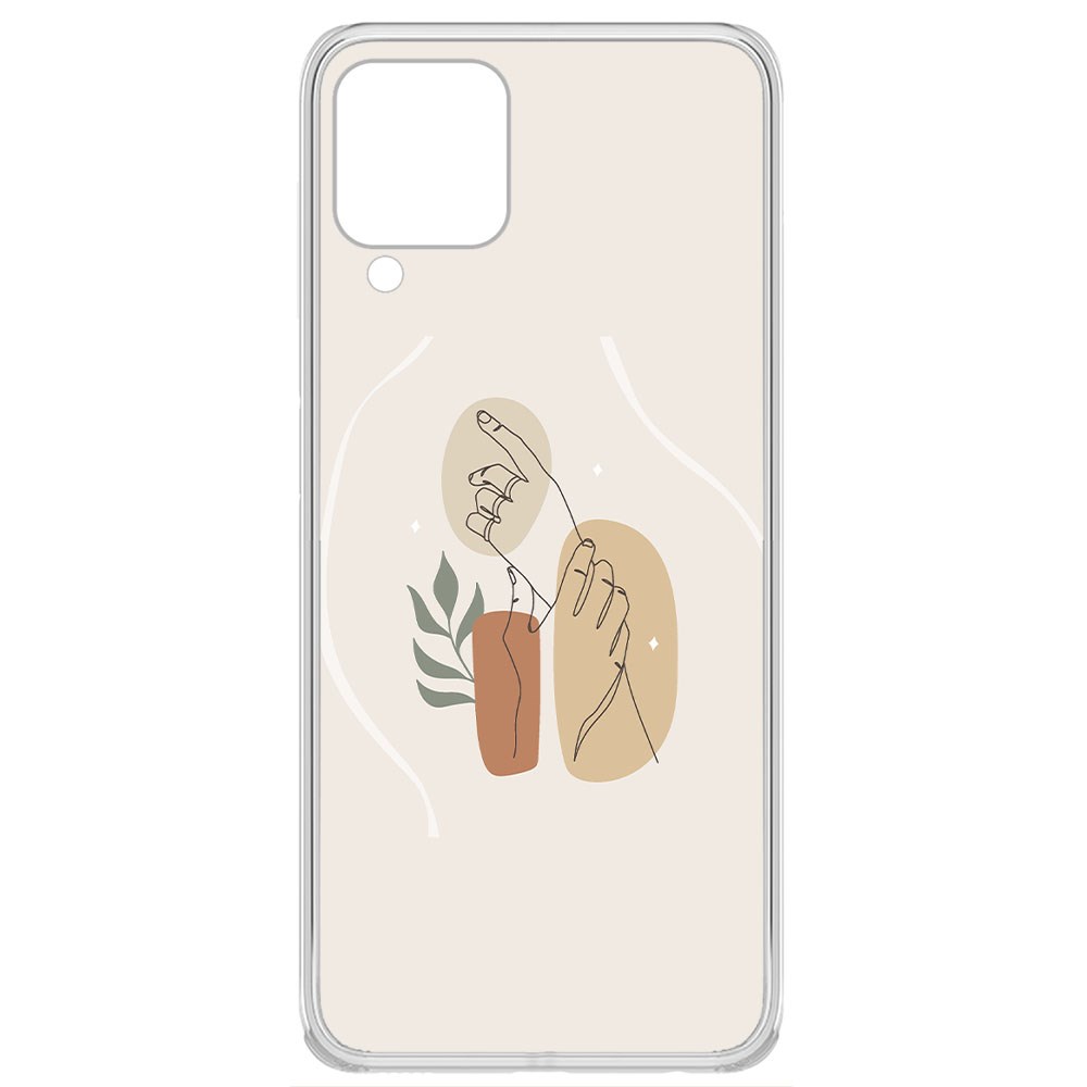 фото Чехол-накладка krutoff clear case тонкость для samsung galaxy a22 4g (a225)