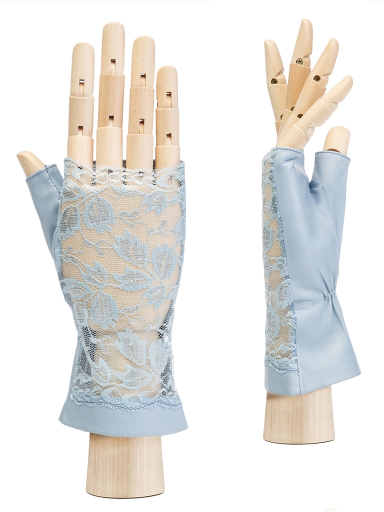 

Митенки женские Eleganzza 00388 голубые р 7.5, Голубой, 00388
