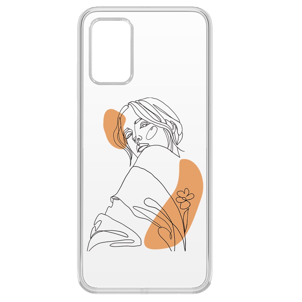 

Чехол-накладка Krutoff Clear Case Загадка для Samsung Galaxy A03s (A037), Прозрачный