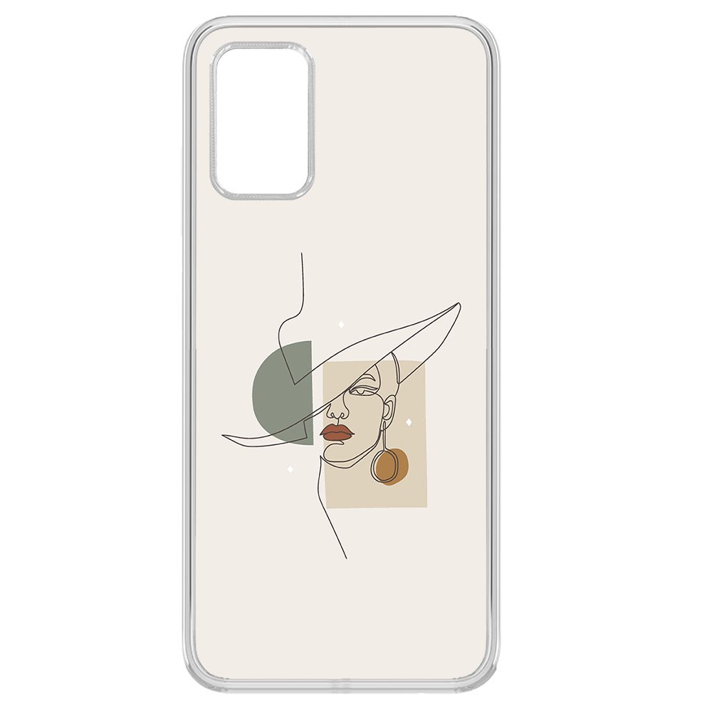фото Чехол-накладка krutoff clear case стиль для samsung galaxy a03s (a037)