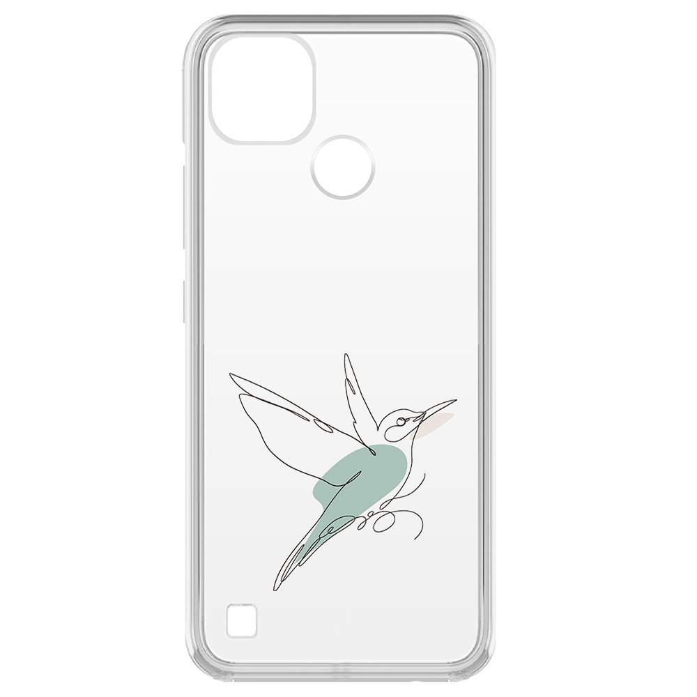 

Чехол-накладка Krutoff Clear Case Легкость для Realme C21Y, Прозрачный
