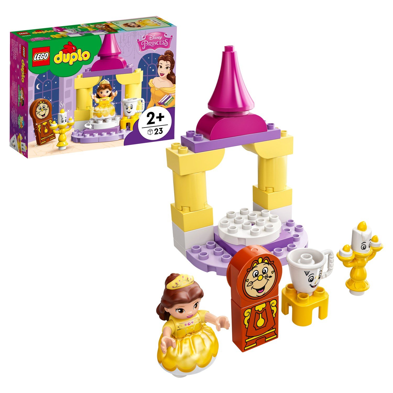 LEGO DUPLO Disney Princess Бальный зал Белль 10960 сказки для принцев и принцесс подарок наследникам престола