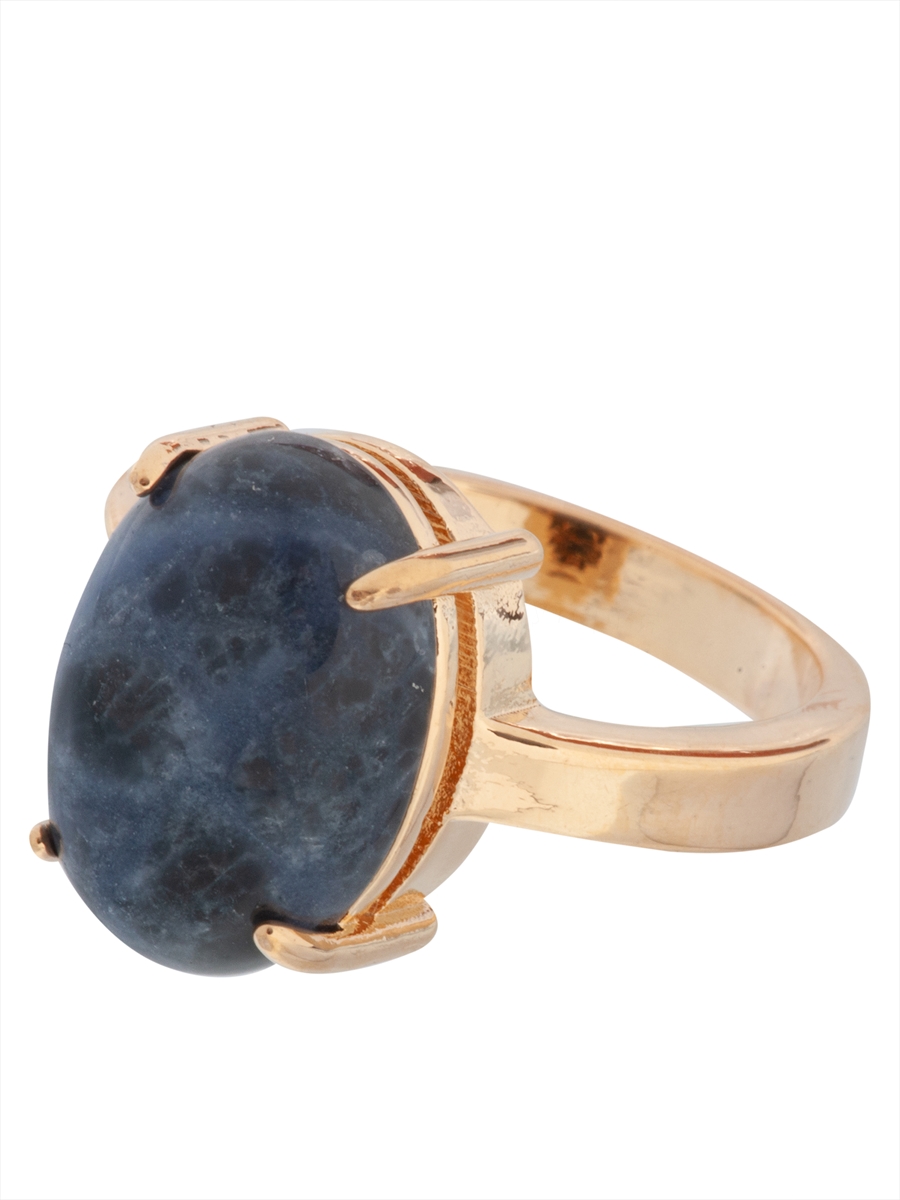 

Кольцо из бижутерного сплава р. 17 Lotus Jewelry 3023R-11SOD, содалит, 3023R-11SOD