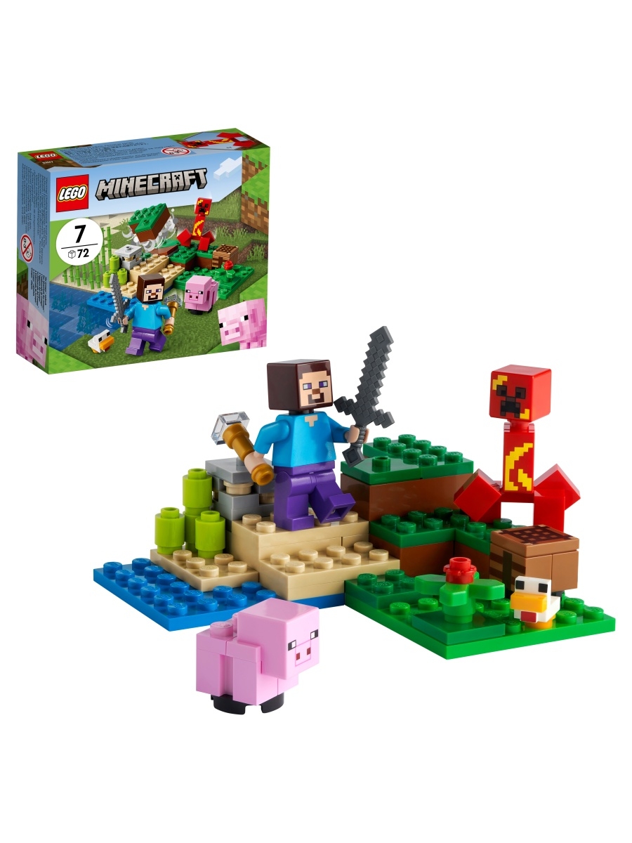 LEGO Minecraft Засада Крипера 21177