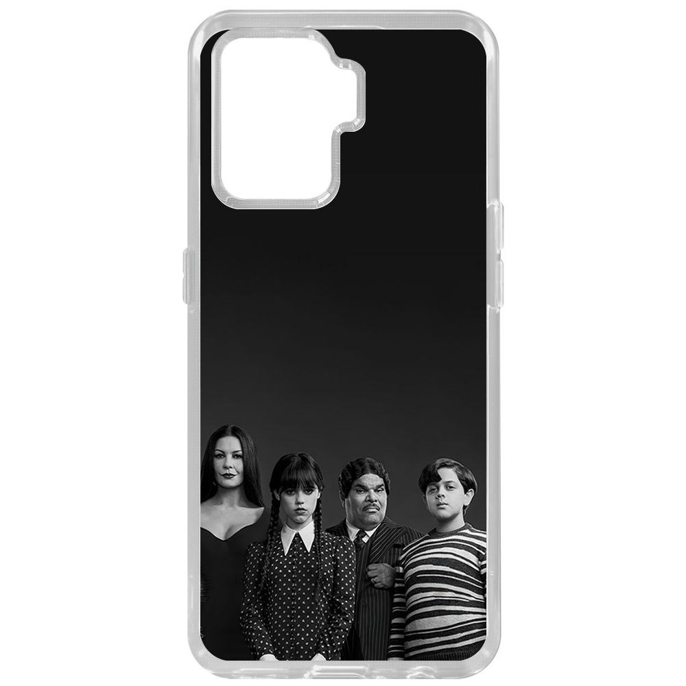

Чехол-накладка Krutoff Clear Case Уэнсдей Аддамс - Семейка Аддамс для Oppo Reno5 Lite, Прозрачный