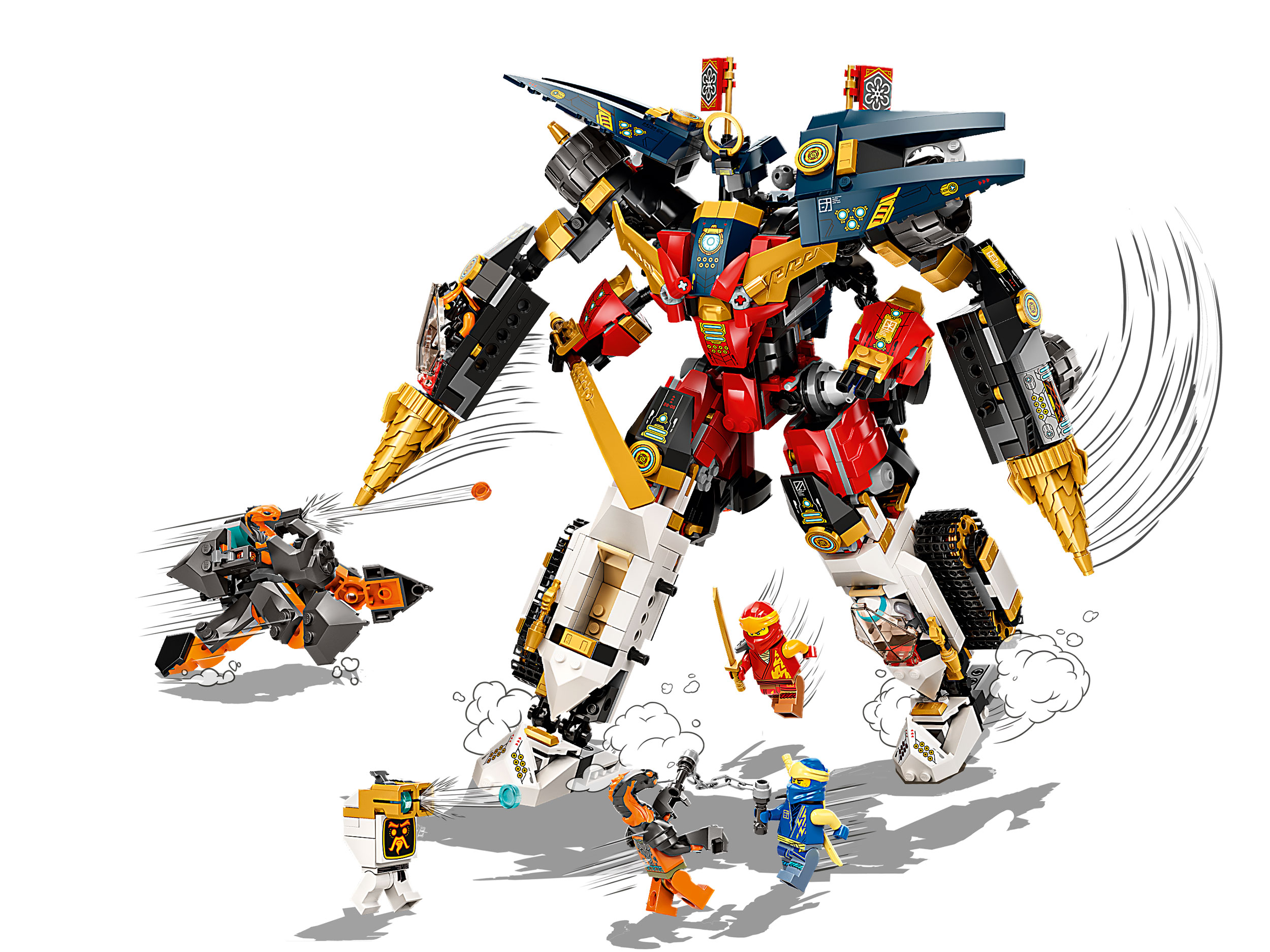 Конструктор LEGO Ninjago Ультра-комбо-робот ниндзя 71765 конструктор lego ninjago 71738 битва с роботом зейна