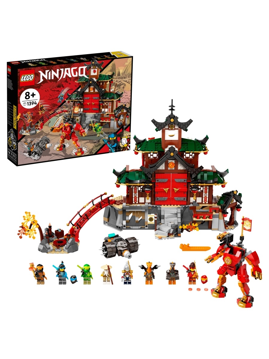 LEGO Ninjago Храм-додзё ниндзя 71767 конструктор lego ninjago храм хрустального короля 71771
