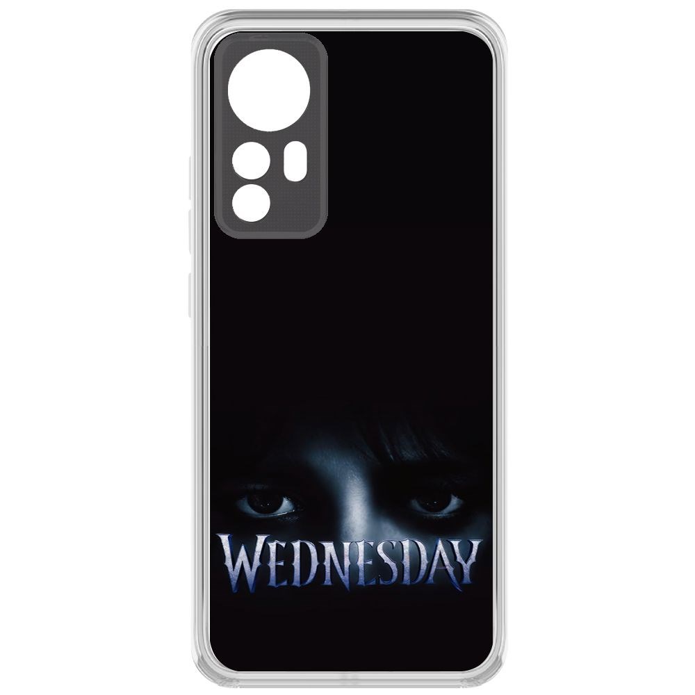 

Чехол-накладка Krutoff Clear Case Уэнсдей Аддамс - Логотип для Xiaomi 12, Прозрачный