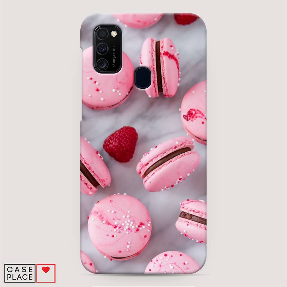 

Пластиковый чехол "Макарони с малиной" на Samsung Galaxy M30s, 29820-7
