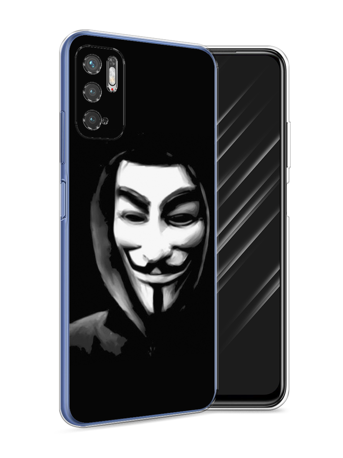 

Чехол Awog на Xiaomi Redmi Note 10 5G "Анонимус", Разноцветный, 310750-5