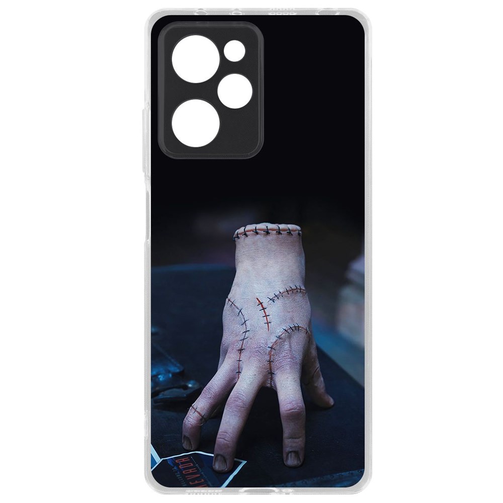 

Чехол-накладка Krutoff Clear Case Уэнсдей Аддамс - Вещь для Poco X5 Pro, Прозрачный