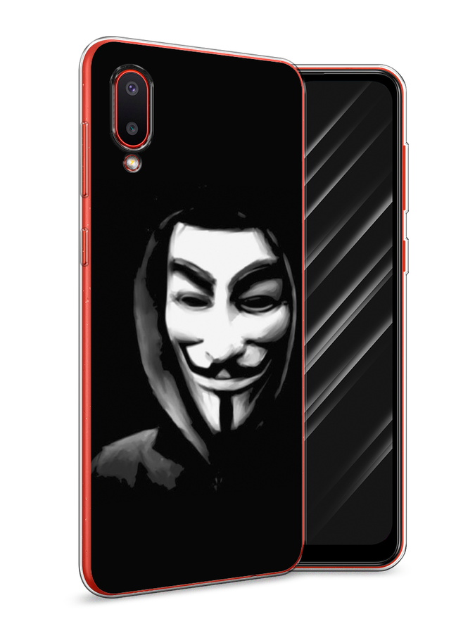 

Чехол Awog на Samsung Galaxy A02 / Самсунг A02 "Анонимус", Разноцветный, 2102550-5