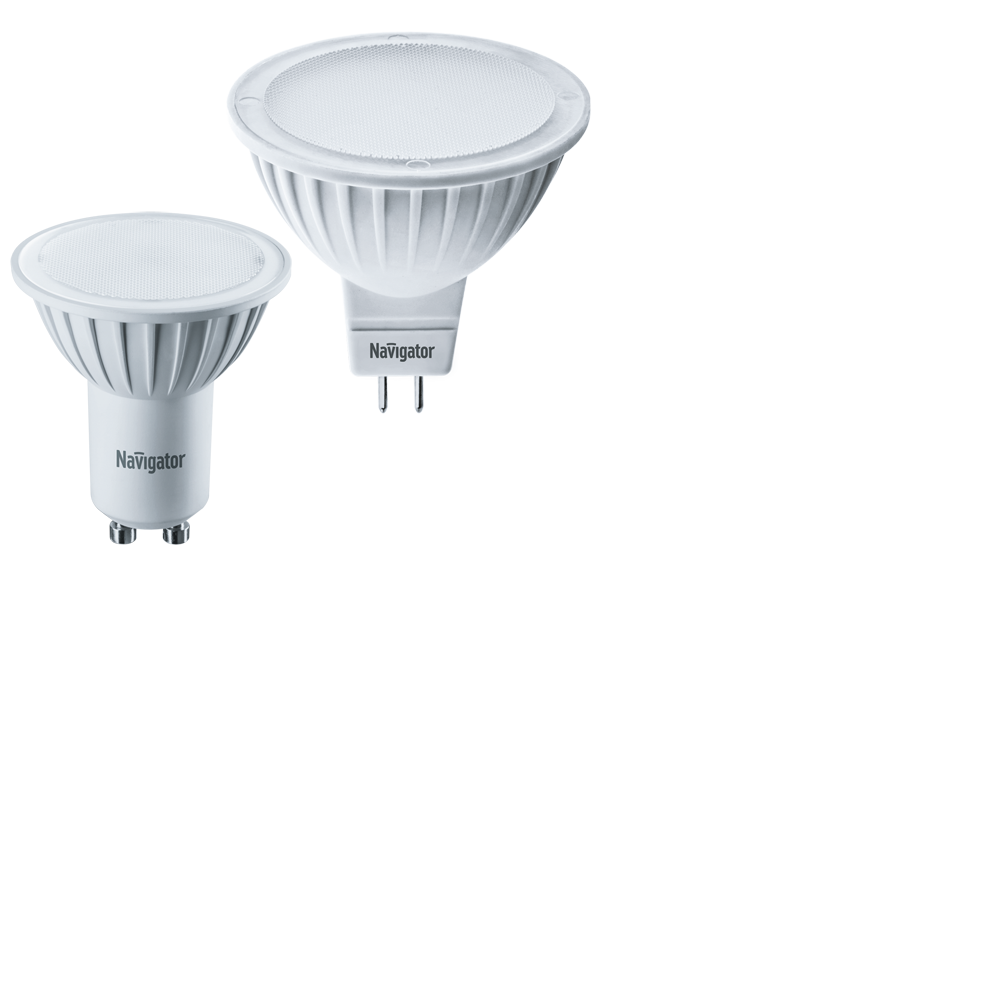 

Лампа светодиодная LED 3вт 230в GU5.3 белая | код. 18574 | NAVIGATOR 1шт.