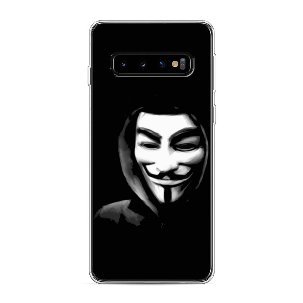 фото Чехол awog "анонимус" для samsung galaxy s10