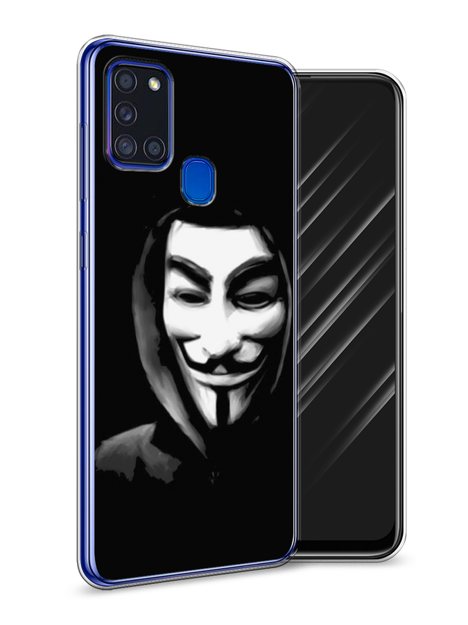 

Чехол Awog на Samsung Galaxy A21s / Самсунг A21s "Анонимус", Разноцветный, 2100250-5