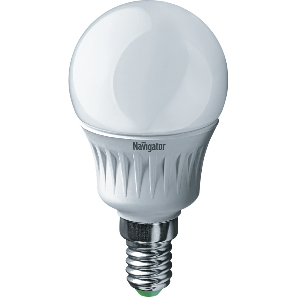 

Лампа светодиодная LED 5вт E27 белая шар | код. 18860 | NAVIGATOR 1шт.