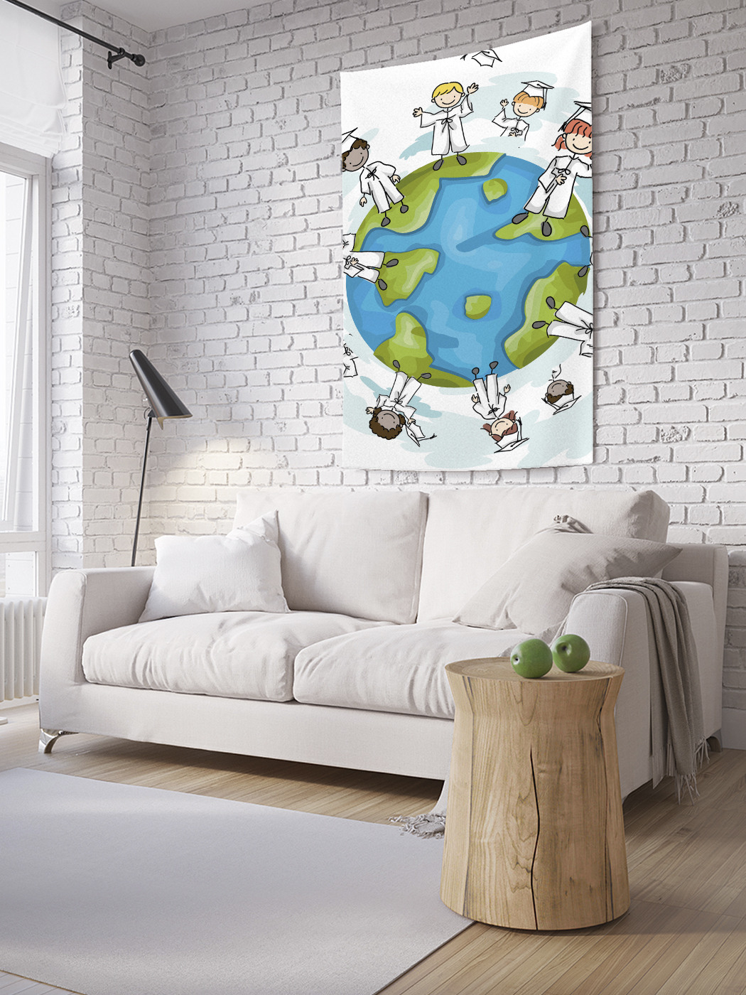 

Вертикальное фотопанно на стену JoyArty Выпускники мира 150x200 см, Выпускники мира