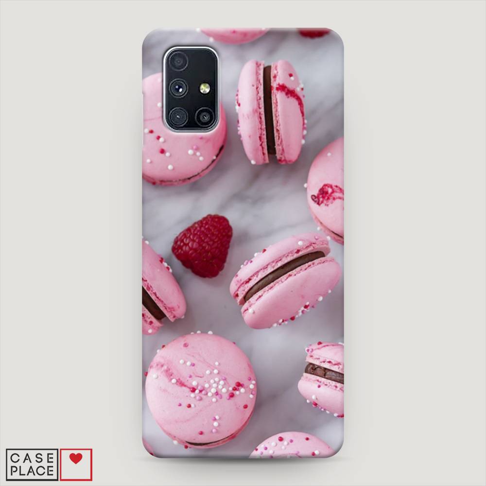 

Пластиковый чехол "Макарони с малиной" на Samsung Galaxy M51, 2101520-7