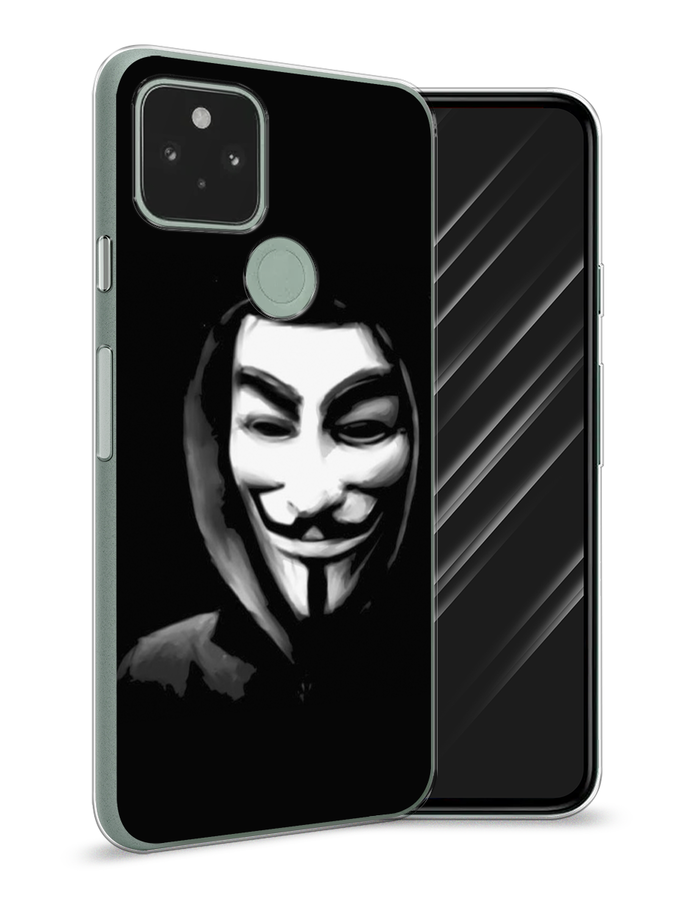 

Чехол Awog на Google Pixel 5A "Анонимус", Разноцветный, 271050-5