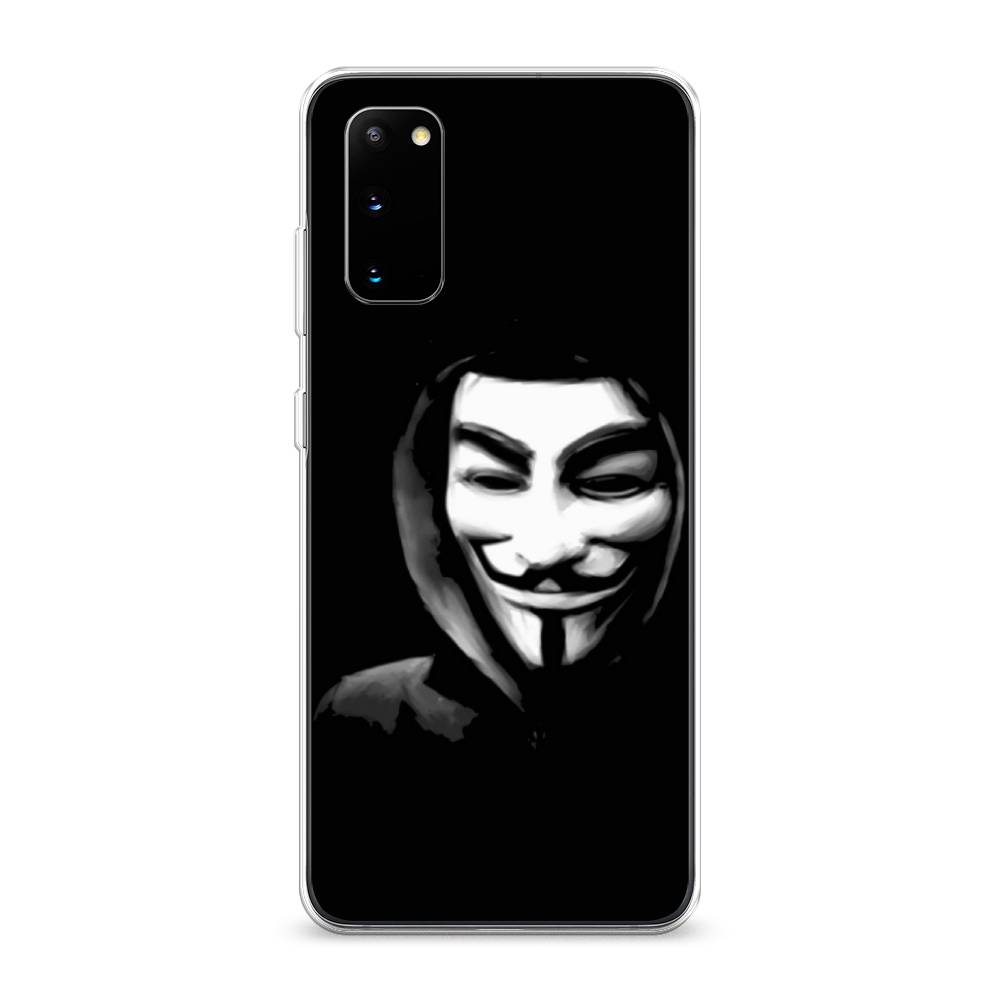 

Чехол Awog на Samsung Galaxy S20 "Анонимус", Разноцветный, 29250-5