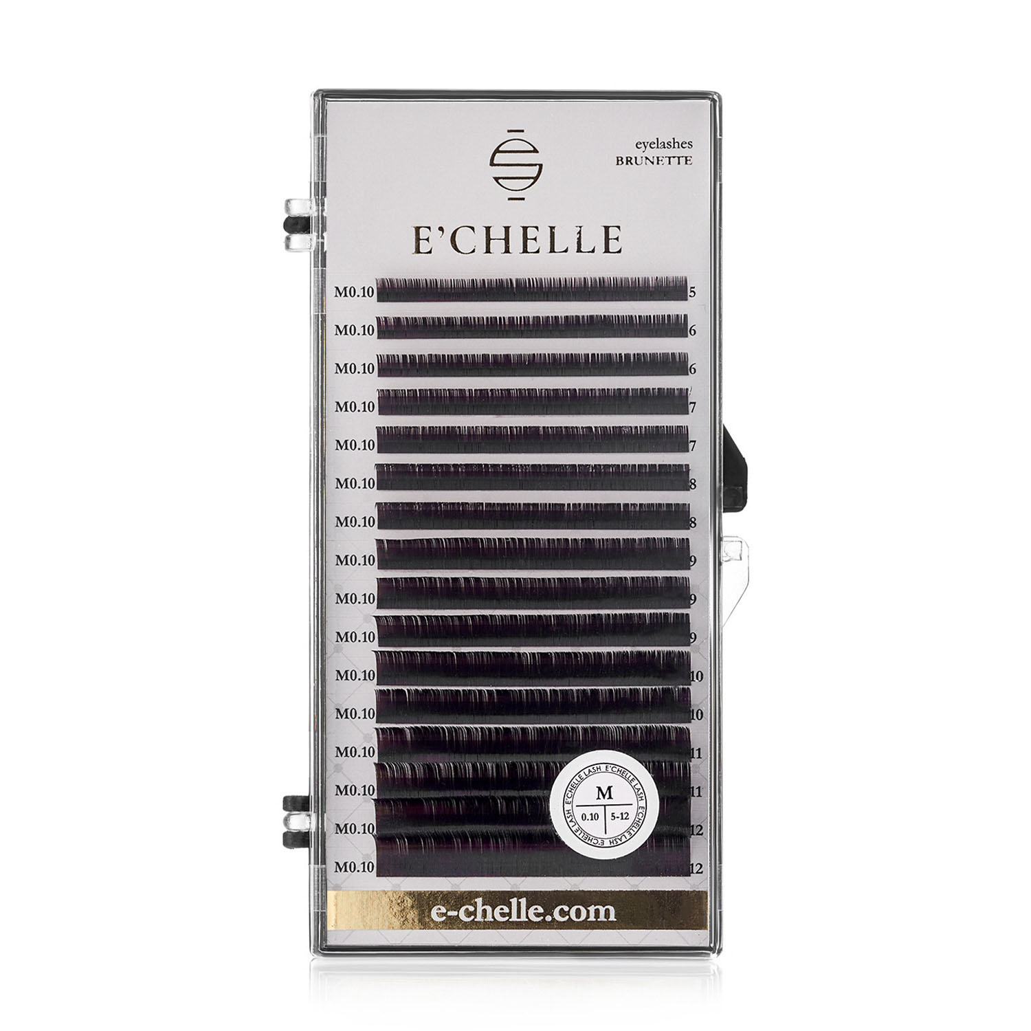 

Ресницы E'CHELLE BRUNETTE, отд.длины, 16 лент, M, 0,07, 12мм, Коричневый, отд.длины, 16 лент, M, 0,07, 12мм