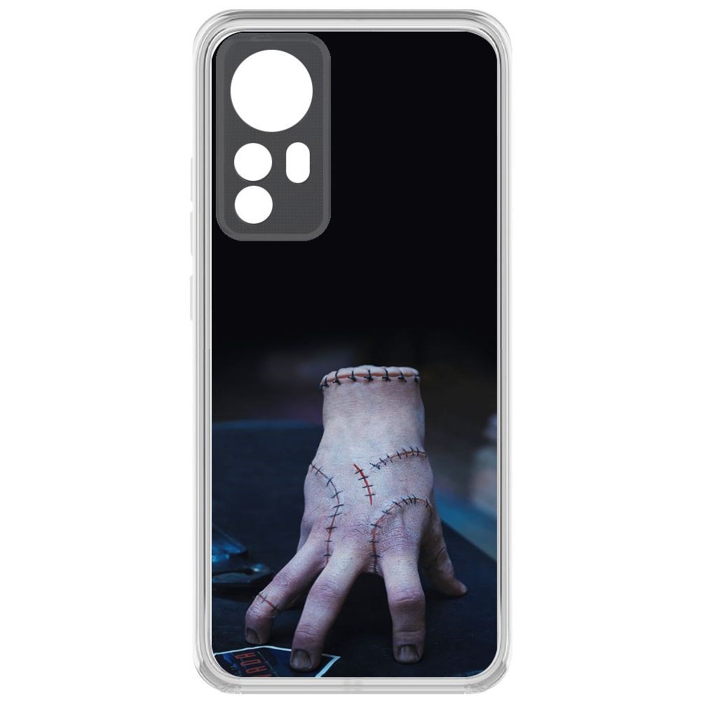 

Чехол-накладка Krutoff Clear Case Уэнсдей Аддамс - Вещь для Xiaomi 12X, Прозрачный