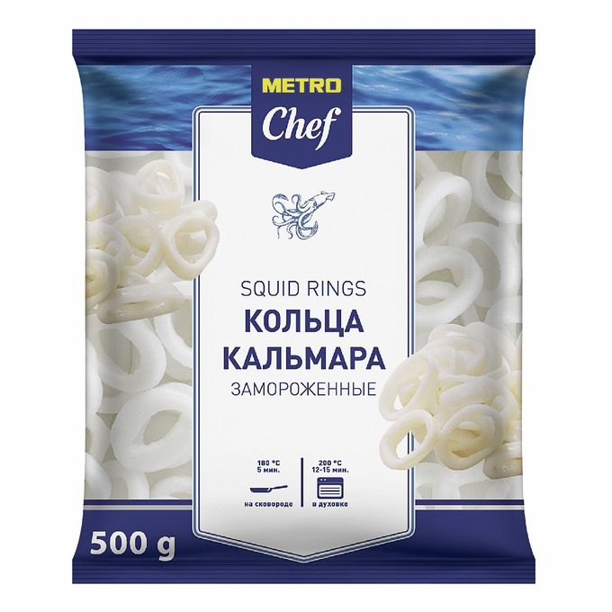

Кальмар Metro Chef кольца замороженный 500 г