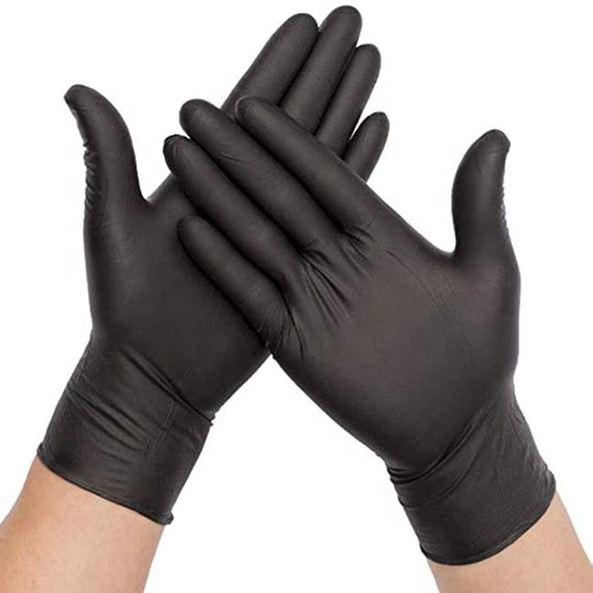 Перчатки одноразовые Safe Area, нитриловые, 100 шт, 50 пар, XS, черный