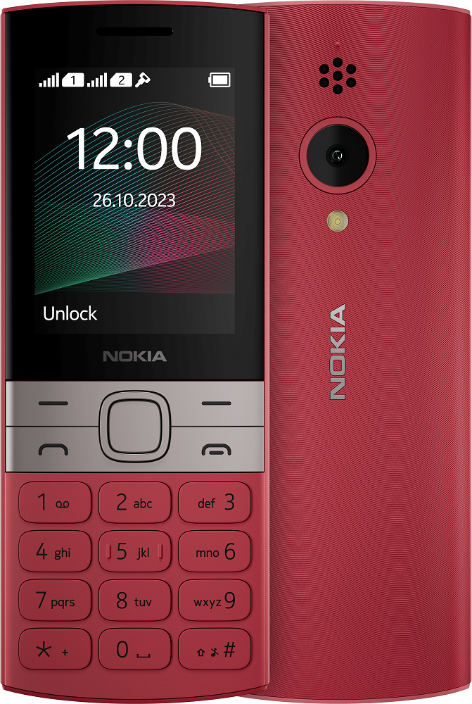 Мобильный телефон Nokia 150 DS (TA-1582) 2023 Red