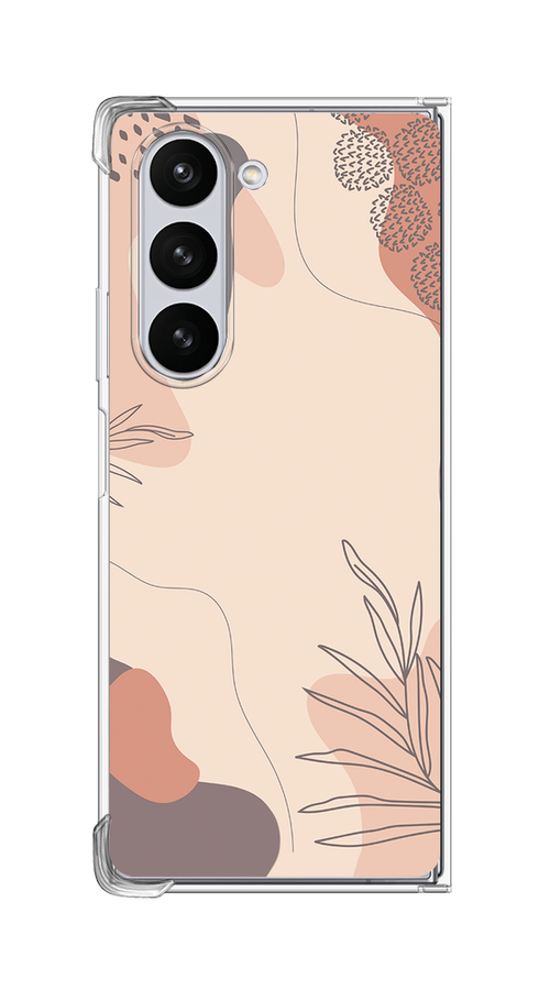 

Чехол на Samsung Galaxy Z Fold 6 "Нюдовые тона", Коричневый;серый, 2109850-1
