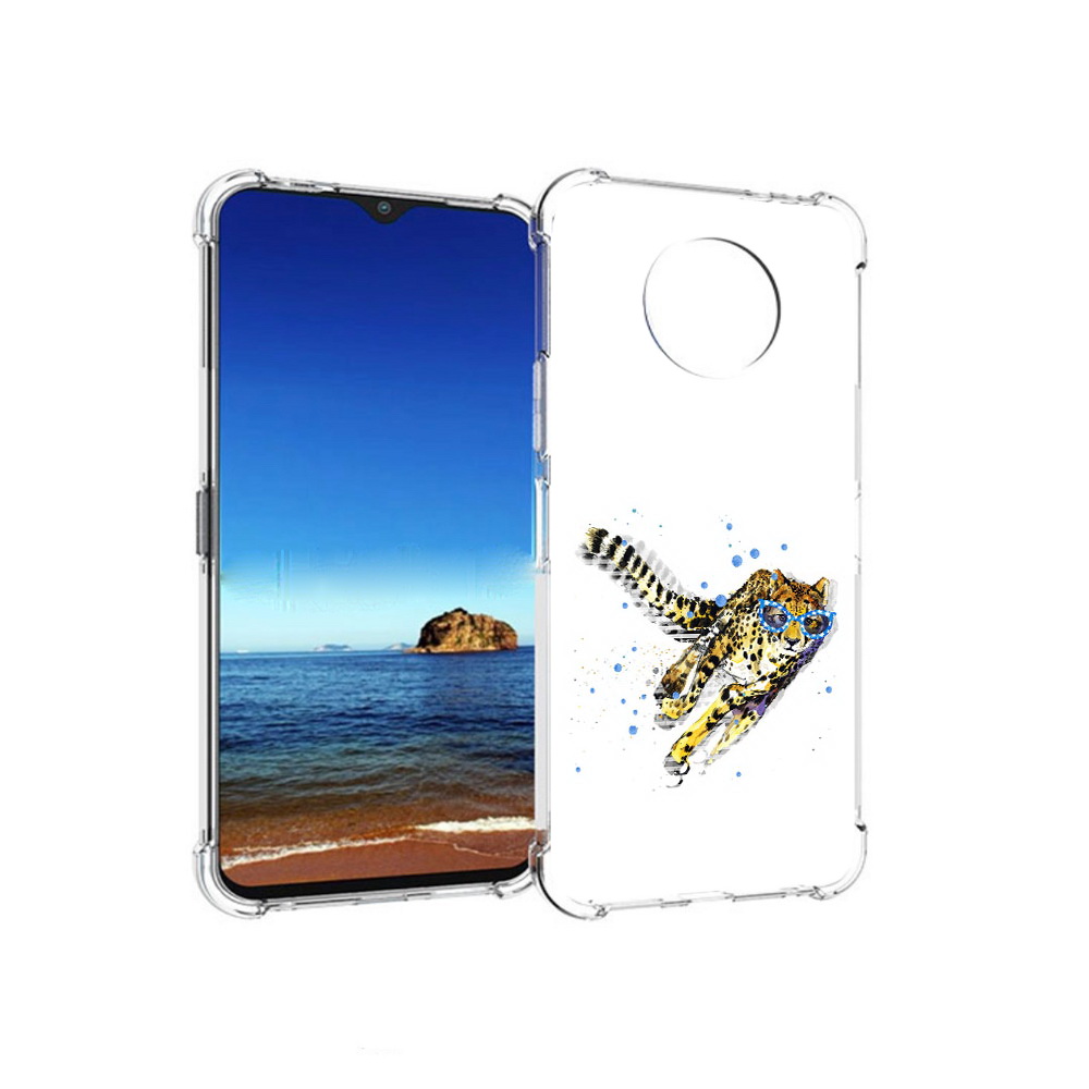 

Чехол MyPads Tocco для Nokia G50 гепард в очках (PT227056.116.287), Прозрачный, Tocco