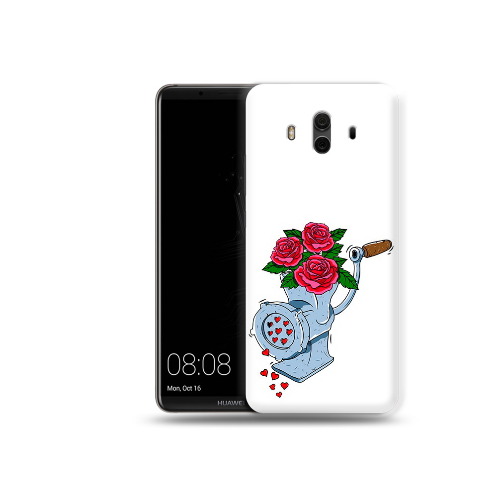 

Чехол MyPads Tocco для Huawei Mate 10 Цветочные сердца (PT88364.53.199), Прозрачный, Tocco