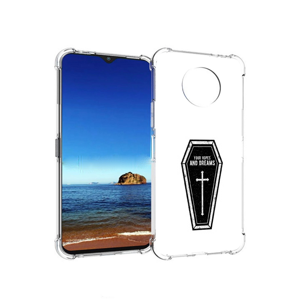 

Чехол MyPads Tocco для Nokia G50 гроб с мечтами (PT227056.116.299), Прозрачный, Tocco