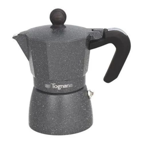 

Гейзерная кофеварка Tognana Mythos grey 360 мл, Серый