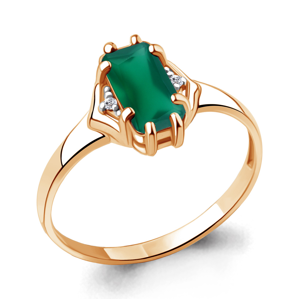 

Кольцо из серебра с агатом р. , Aquamarine 6449109_925_з, 6449109_925_з