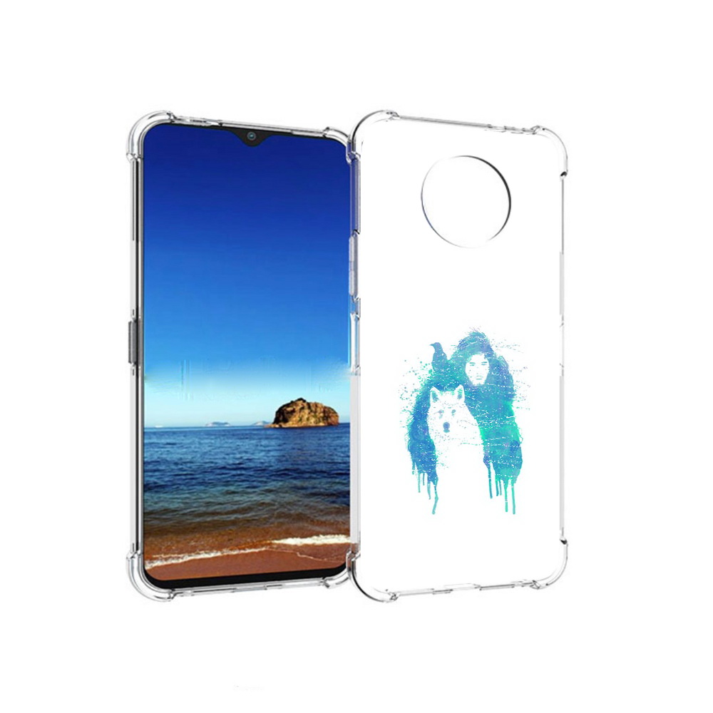 

Чехол MyPads Tocco для Nokia G50 джон сноу (PT227056.116.323), Прозрачный, Tocco