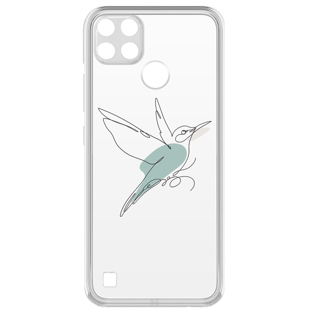фото Чехол-накладка krutoff clear case легкость для realme c25y