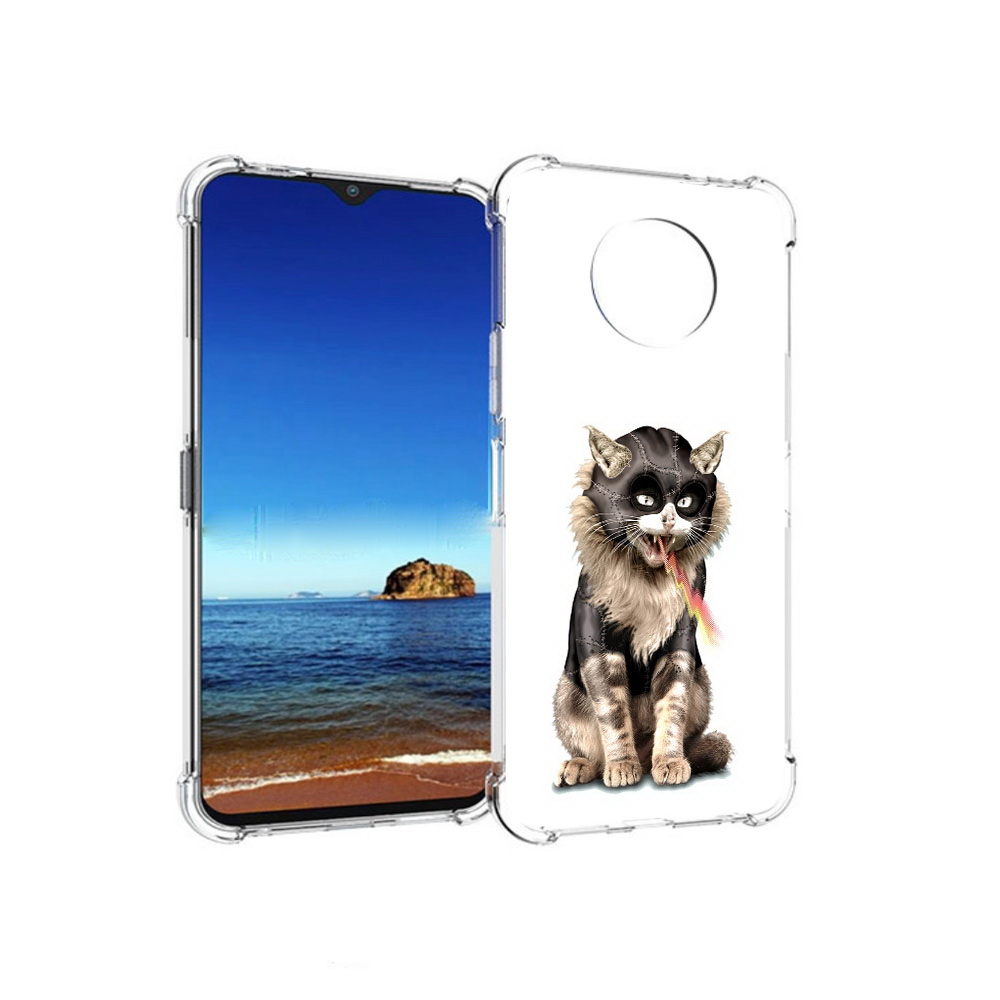 

Чехол MyPads Tocco для Nokia G50 дьяволский кот (PT227056.116.341), Прозрачный, Tocco