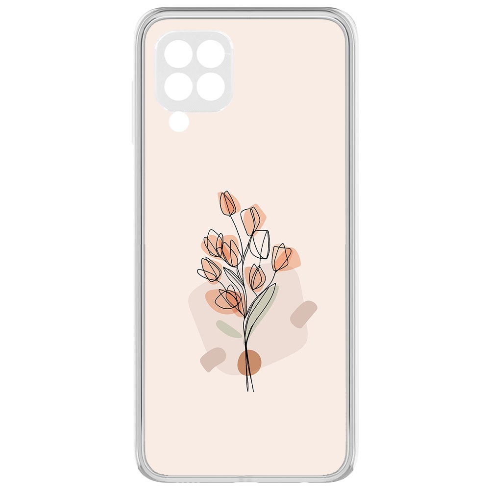 

Чехол-накладка Krutoff Clear Case Букет тюльпанов для Samsung Galaxy M32 (M325)
