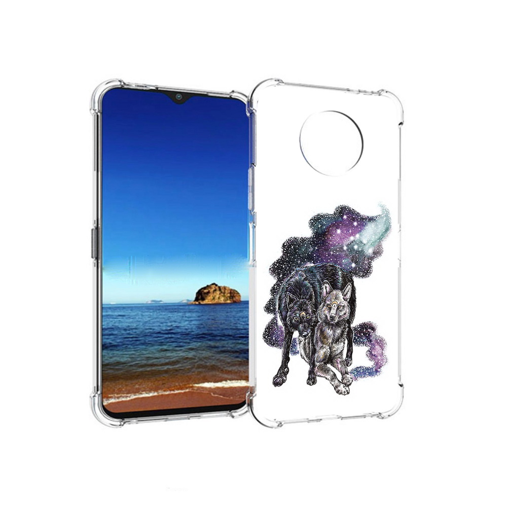 

Чехол MyPads Tocco для Nokia G50 звездные волки (PT227056.116.352), Прозрачный, Tocco
