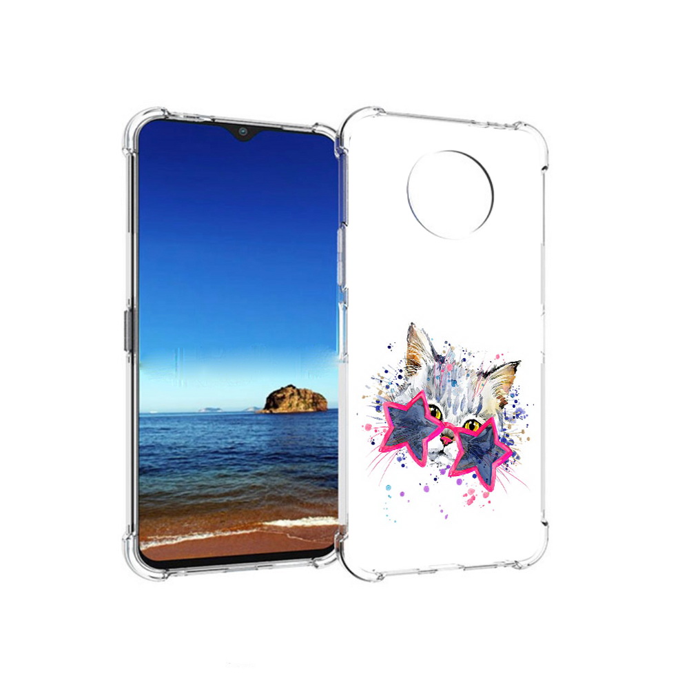 

Чехол MyPads Tocco для Nokia G50 звездные очки (PT227056.116.353), Прозрачный, Tocco