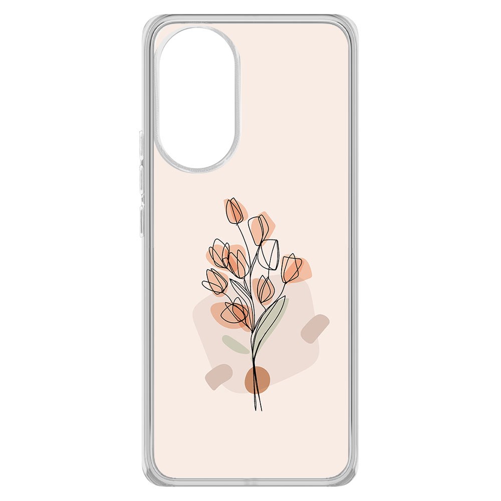 

Чехол-накладка Krutoff Clear Case Букет тюльпанов для Huawei Nova 9